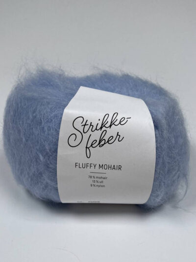 Fluffy Mohair - Ljusblå FM308