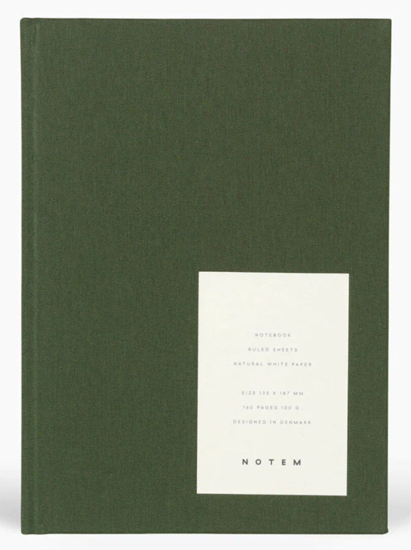 Dahlagenturer - NOTEM Even Notebook, Medium – Forest Green
