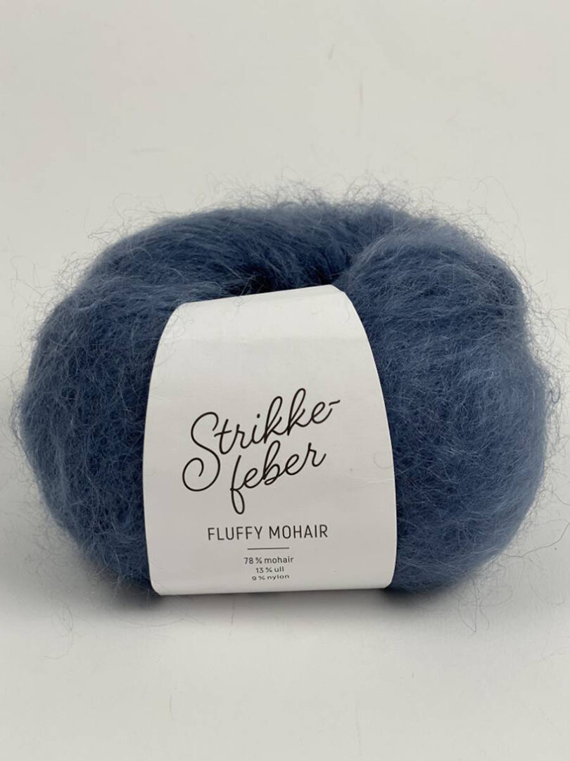 Dahlagenturer - Fluffy Mohair – Steal Blue FM114