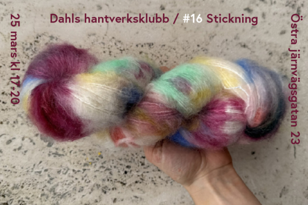 Dahls hantverksklubb / #16 Stickning