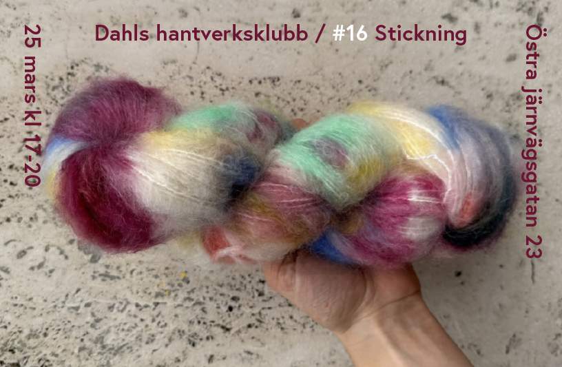 Dahls hantverksklubb / #16 Stickning