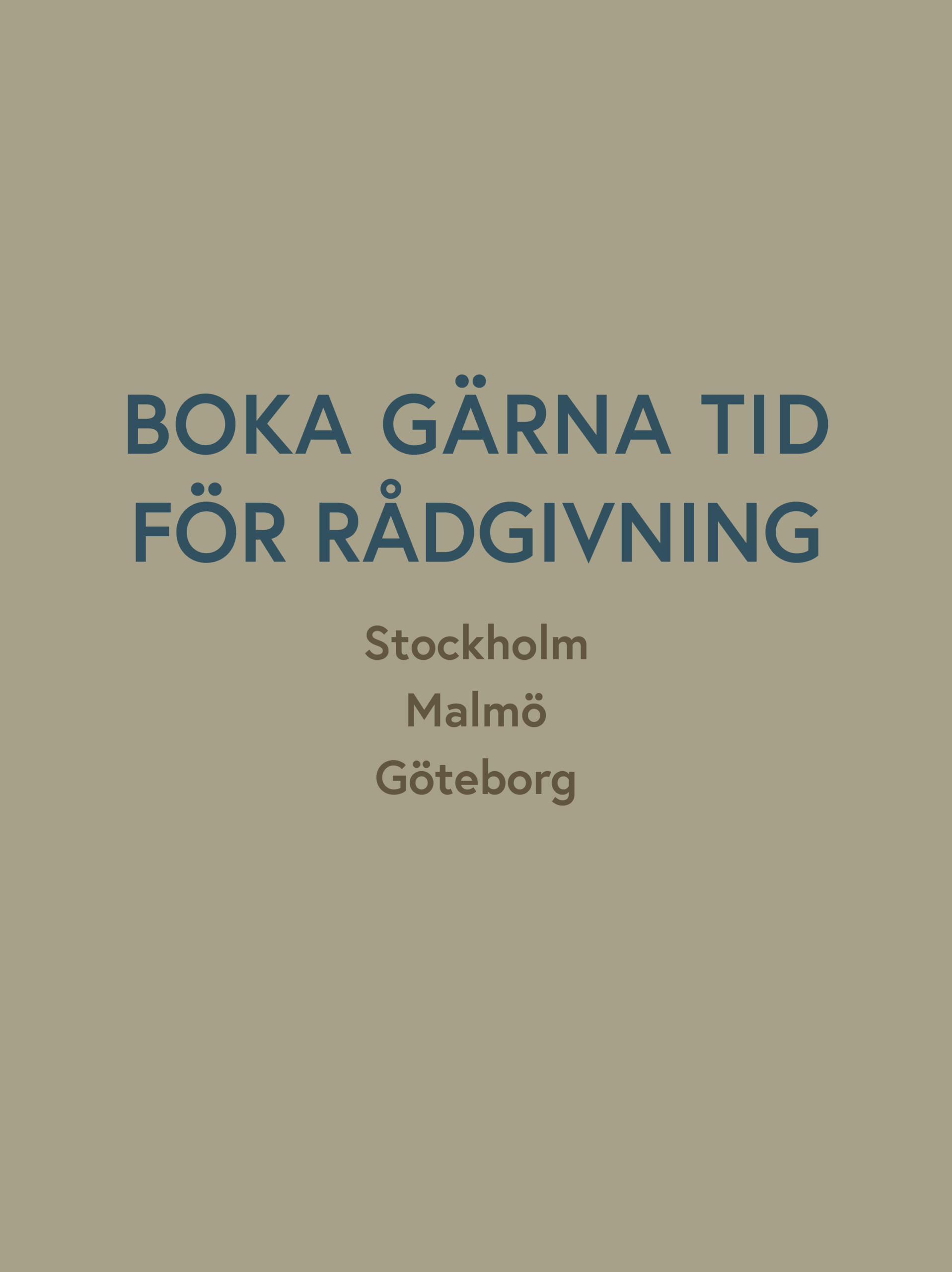 Boka tid hos oss!