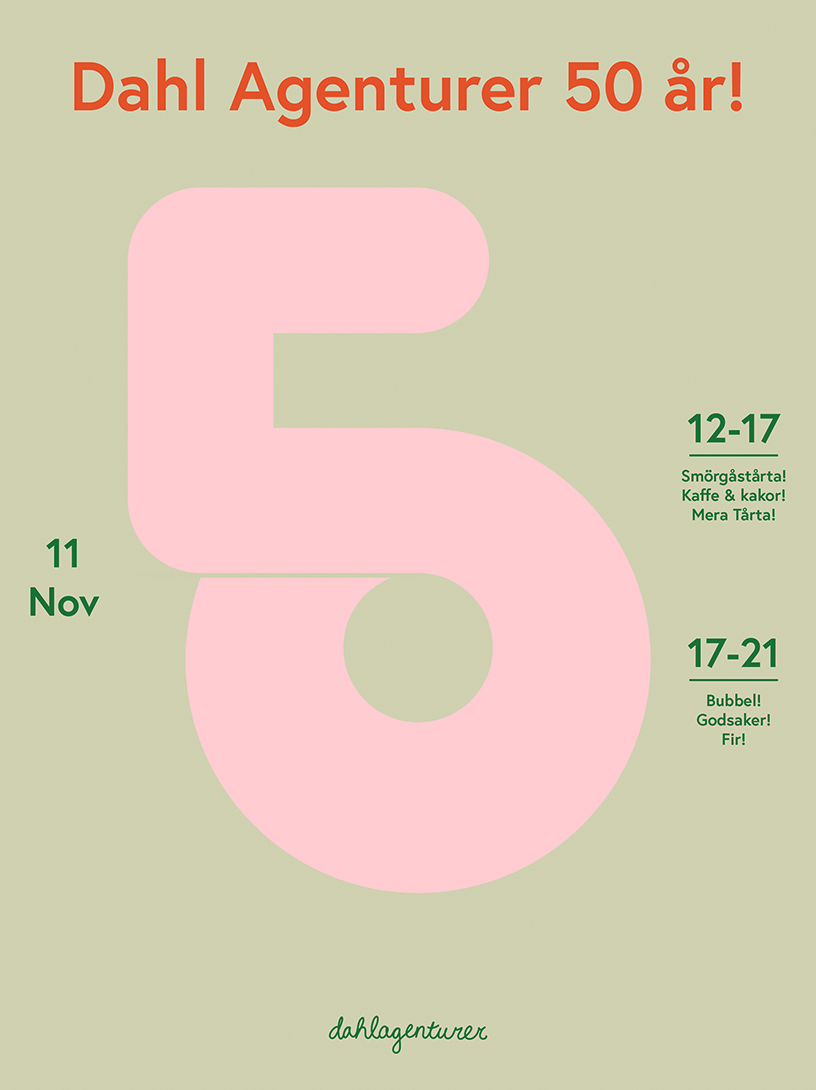 Vi fyller 50 år! - Kom och fira med oss 11 november